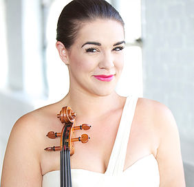 Retrato da Jennifer Stumm com sua viola